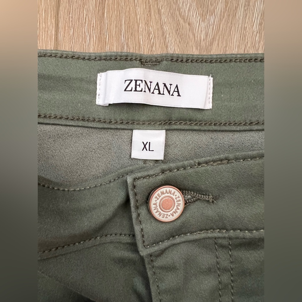 Zenana Outfitters Olive Green Women's Pants - Picture 9 of 11